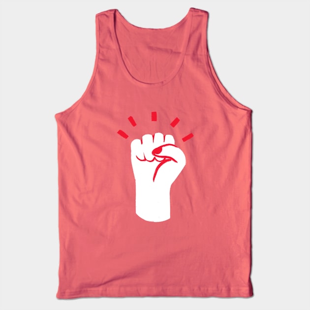 Fighting Fist Tank Top by Maia Fadd